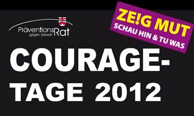 Grafik zu den Couragetagen 2012